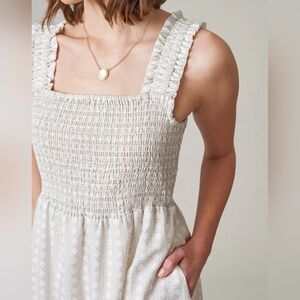 Spartina 449 Marielle Smocked Sundress In Babbie's Store Cane Size XL
